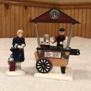 Department 56 Starbucks Coffee Cart